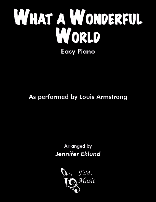 wonderful world piano easy